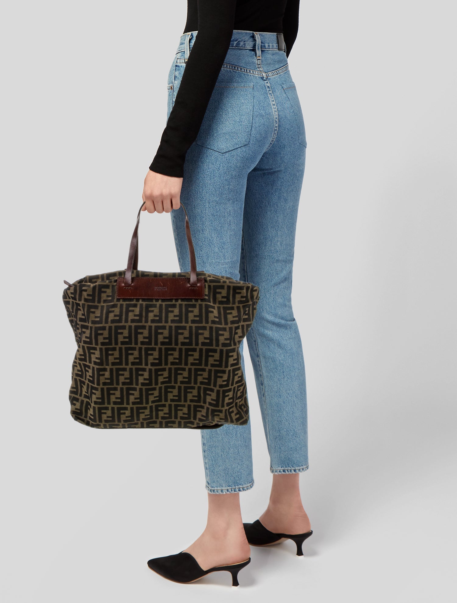 Fendi Zucca FF Tote Vintage