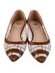 Fendi Zucca FF Logo Printed Ballet Flats