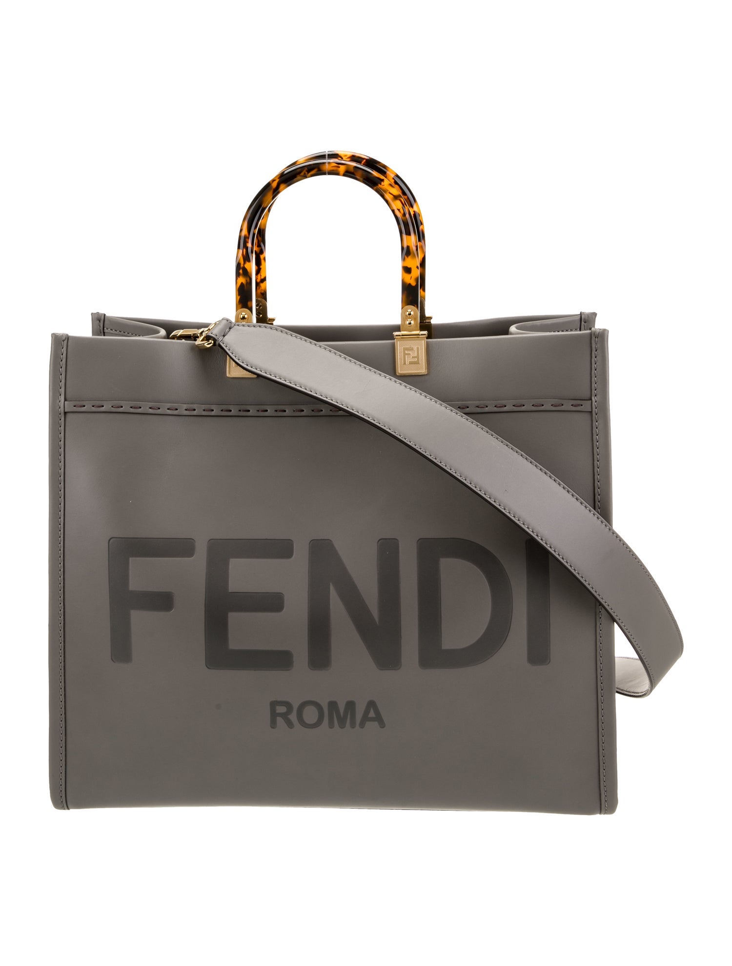 Fendi Leather Sunshine Shopper Medium 2022