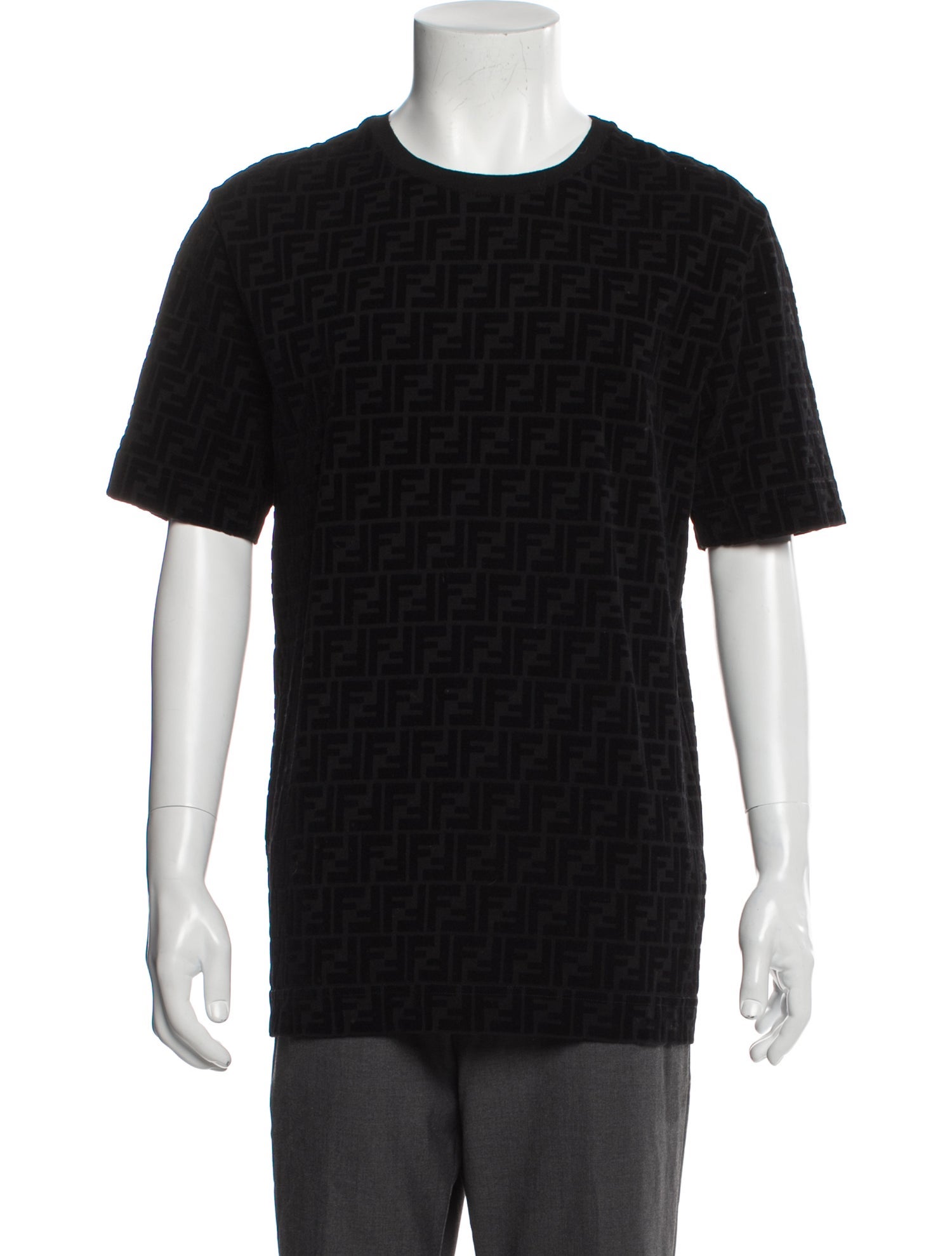 Fendi Crew Neck Short Sleeve T-Shirt