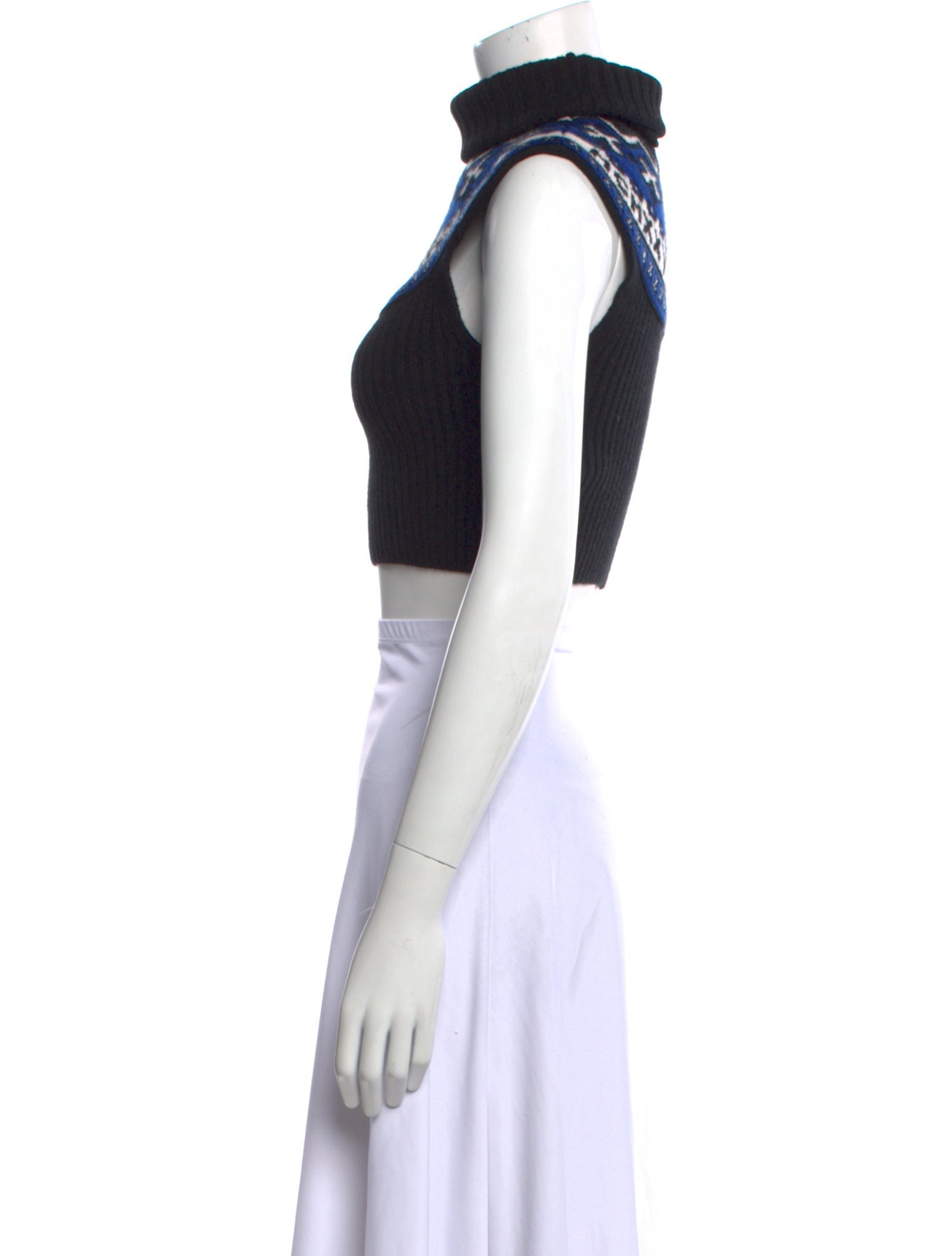 Fendi 2018 Wool Crop Top