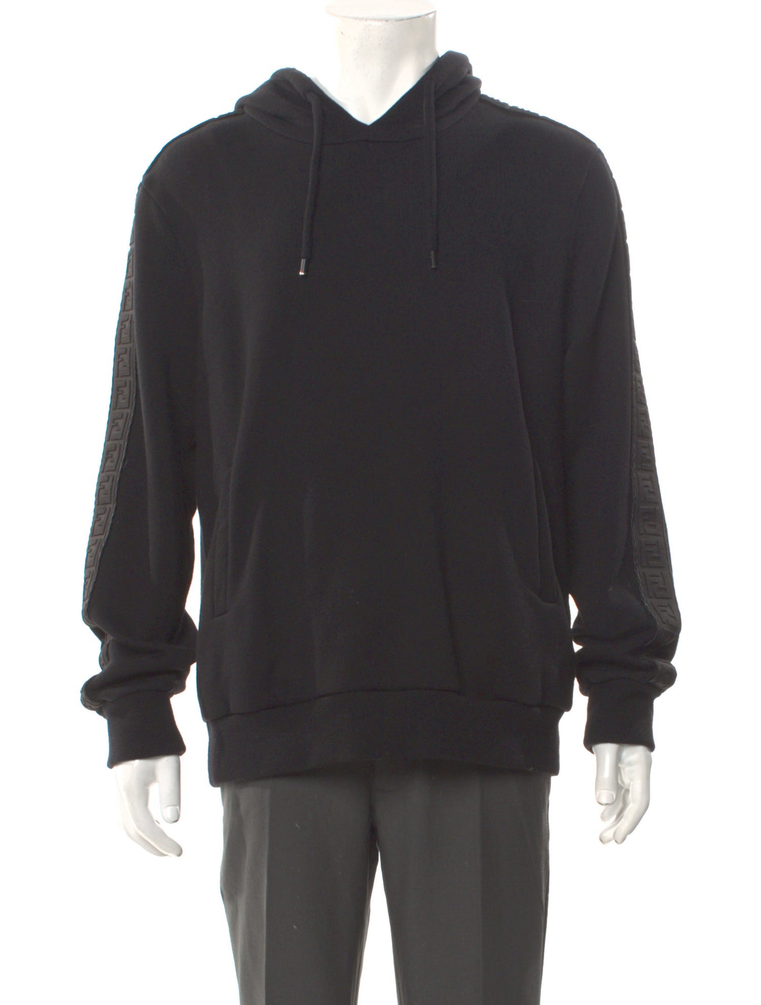 Fendi Zucca FF Logo Crew Neck Hoodie