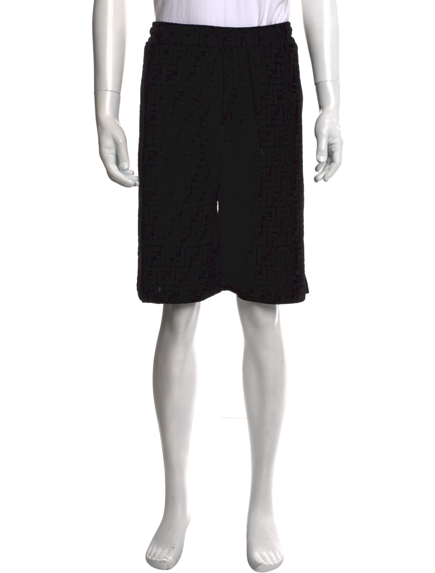 Fendi Zucca FF Logo Jogger Shorts