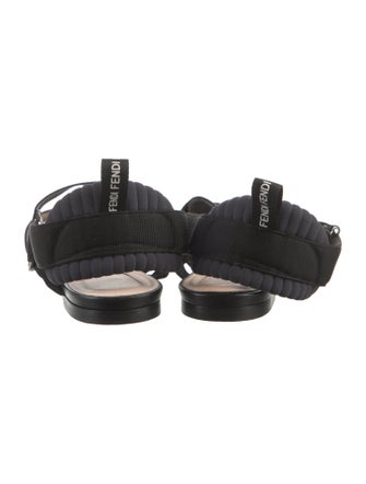 Fendi Zucca FF Logo PVC Slingback Flats