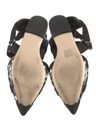 Fendi Zucca FF Logo PVC Slingback Flats