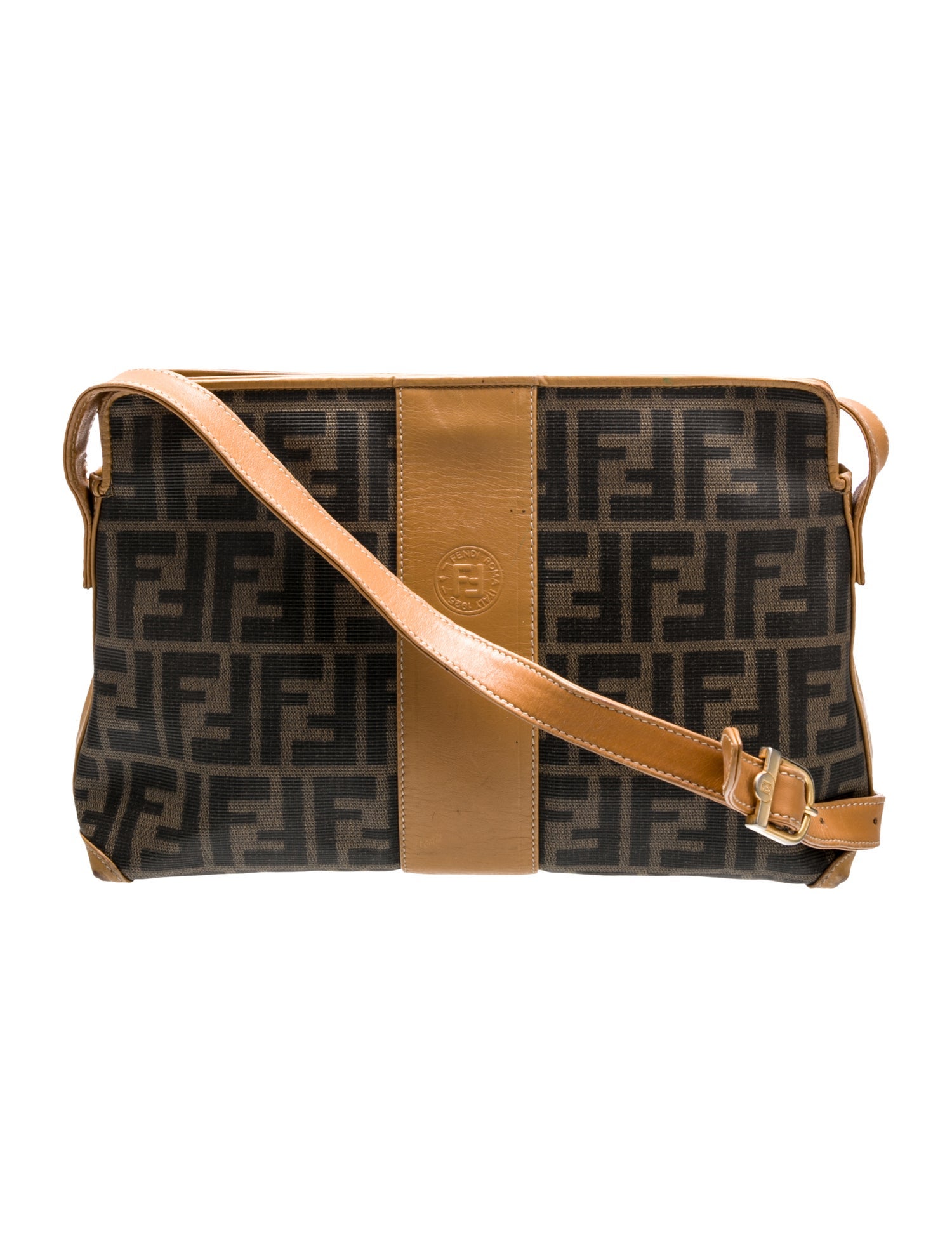 Fendi Zucca FF Shoulder Bag