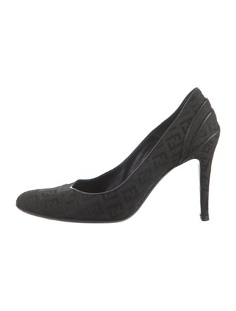 Fendi Zucca FF Logo Pumps