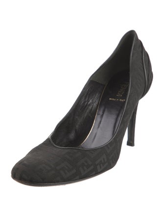 Fendi Zucca FF Logo Pumps