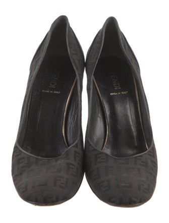 Fendi Zucca FF Logo Pumps