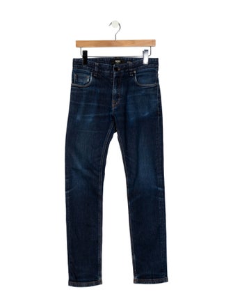 Fendi Zucca FF Logo Skinny Jeans
