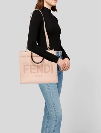 Fendi Leather Top Handle Bag