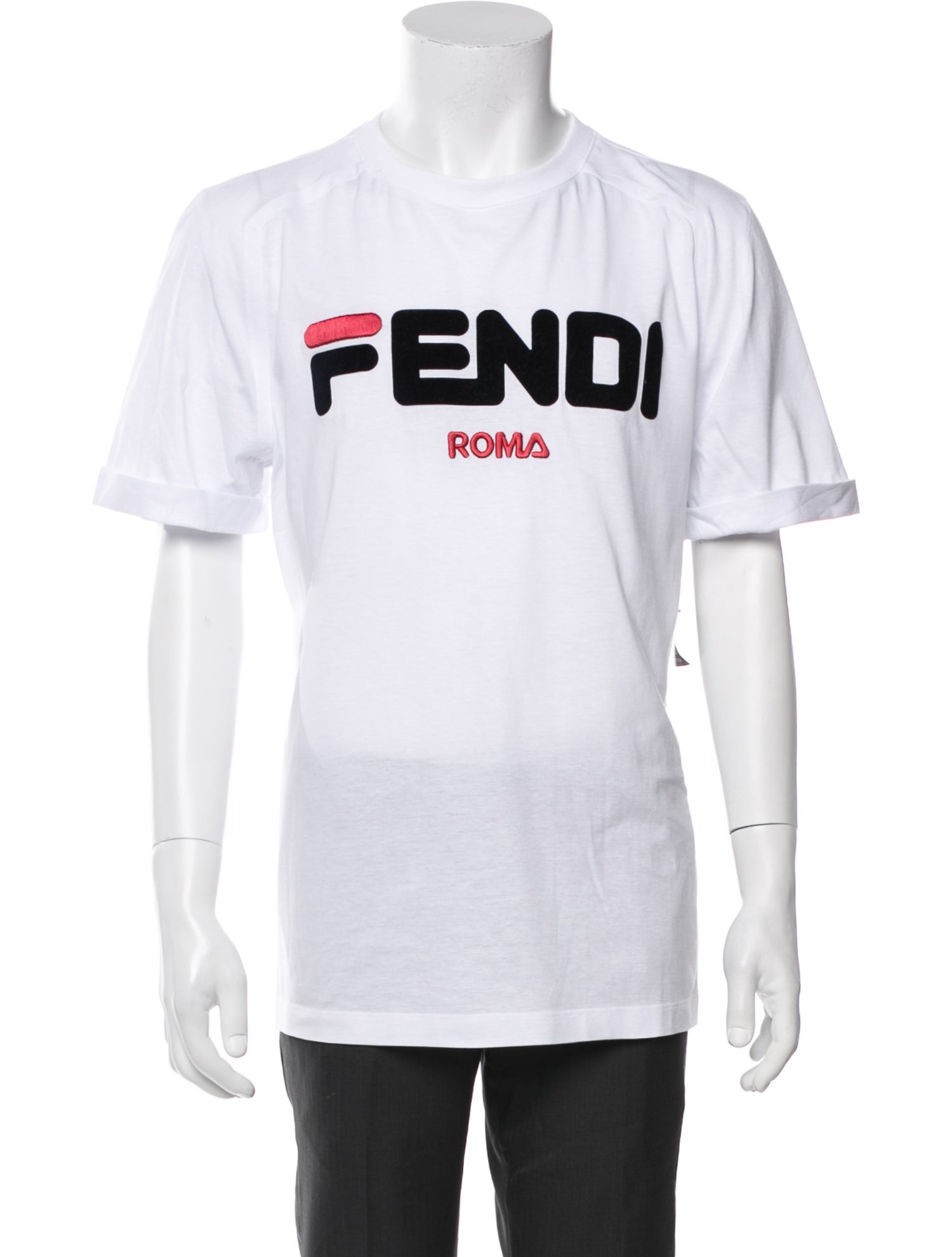 Fendi Graphic Print Crew Neck T-Shirt w/ Tags