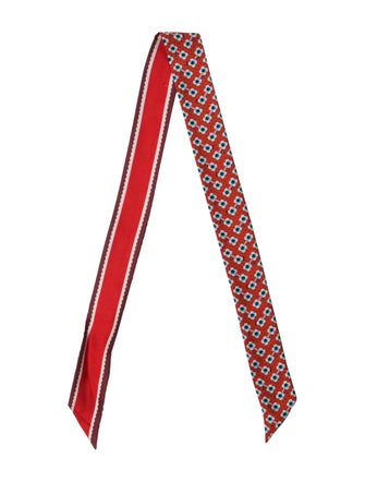 Fendi Silk Zucca FF Logo Scarf