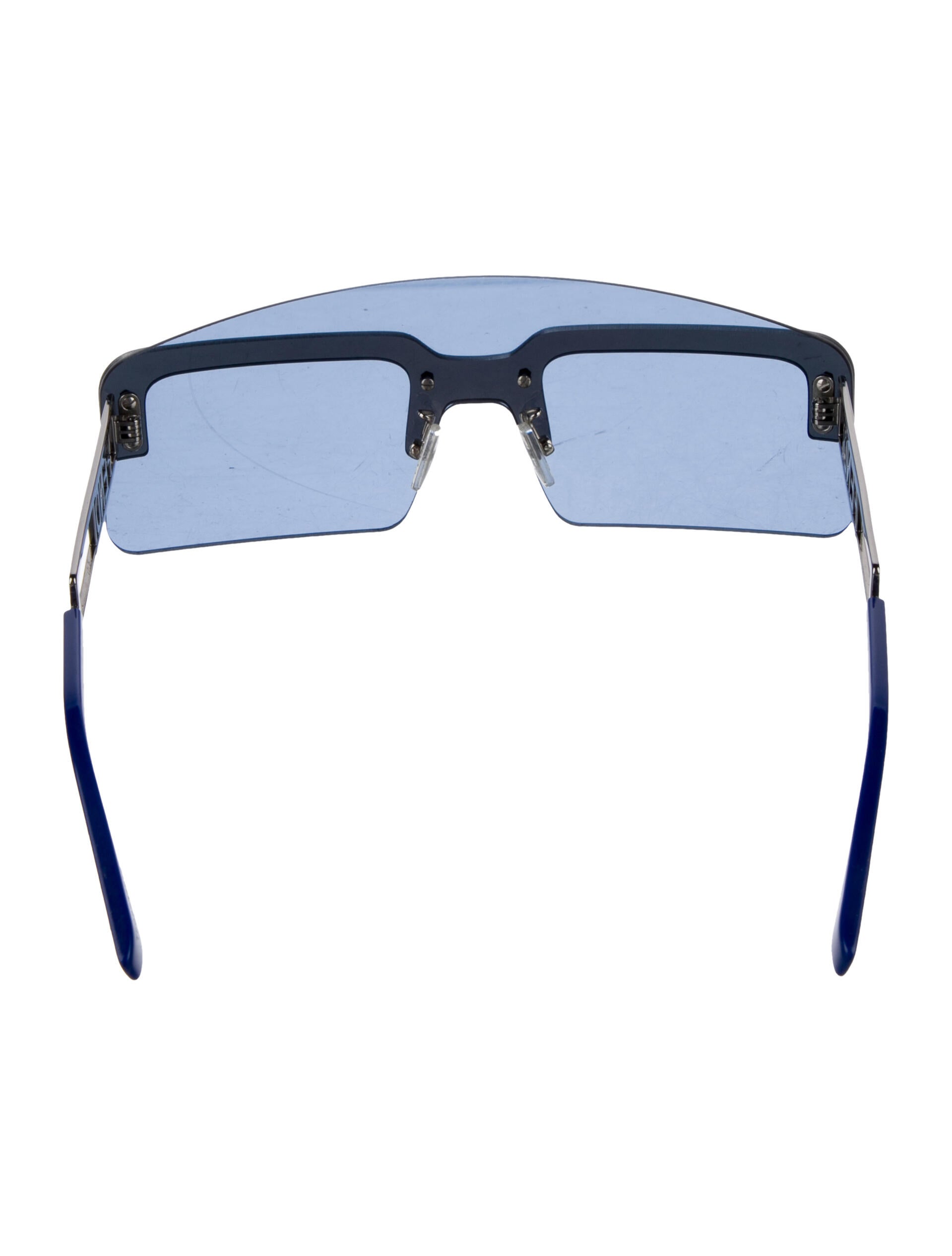 Fendi Zucca FF Logo Square Sunglasses