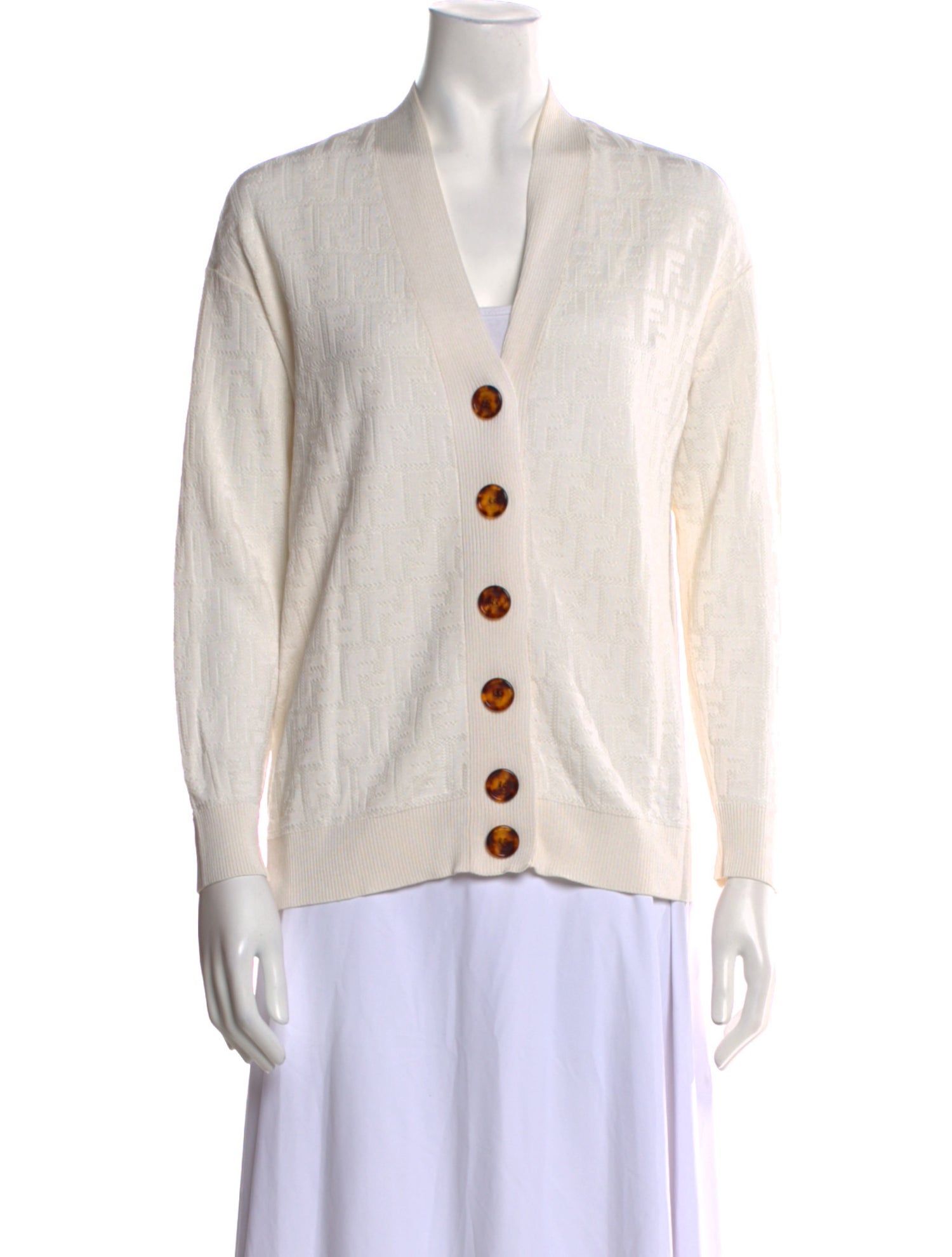 Fendi V-Neck Sweater