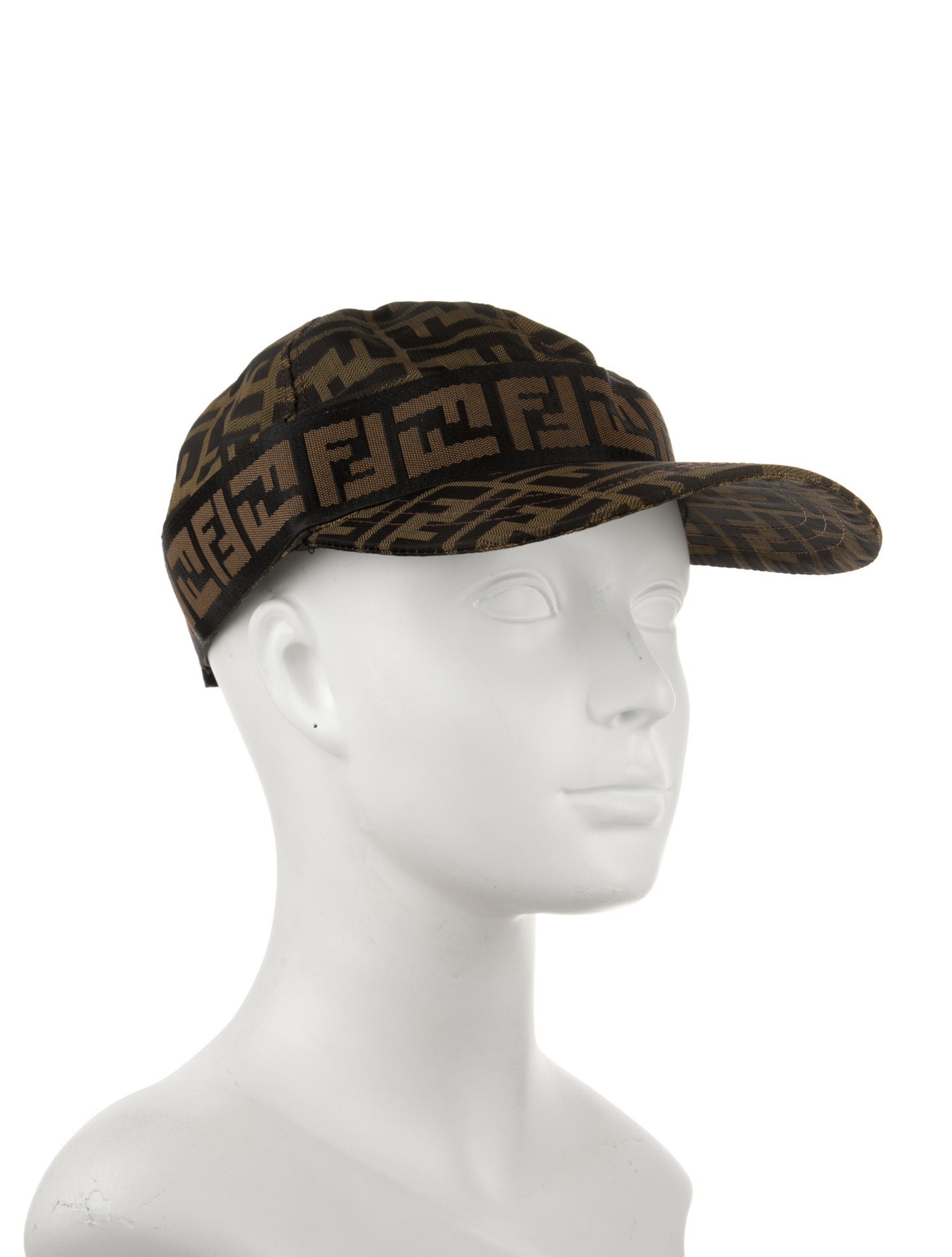 Fendi Pattern Print Baseball Hat