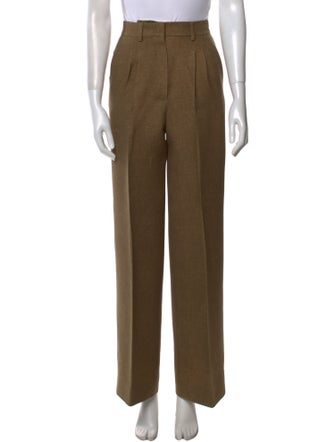 Fendi Wool Wide Leg Pants