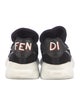 Fendi Suede Colorblock Pattern Sneakers