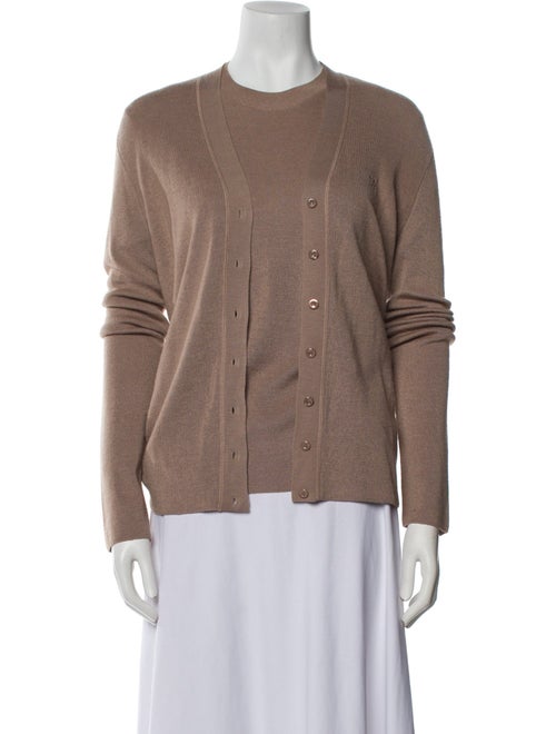 Fendi Virgin Wool Embroidered Accent Dress Set