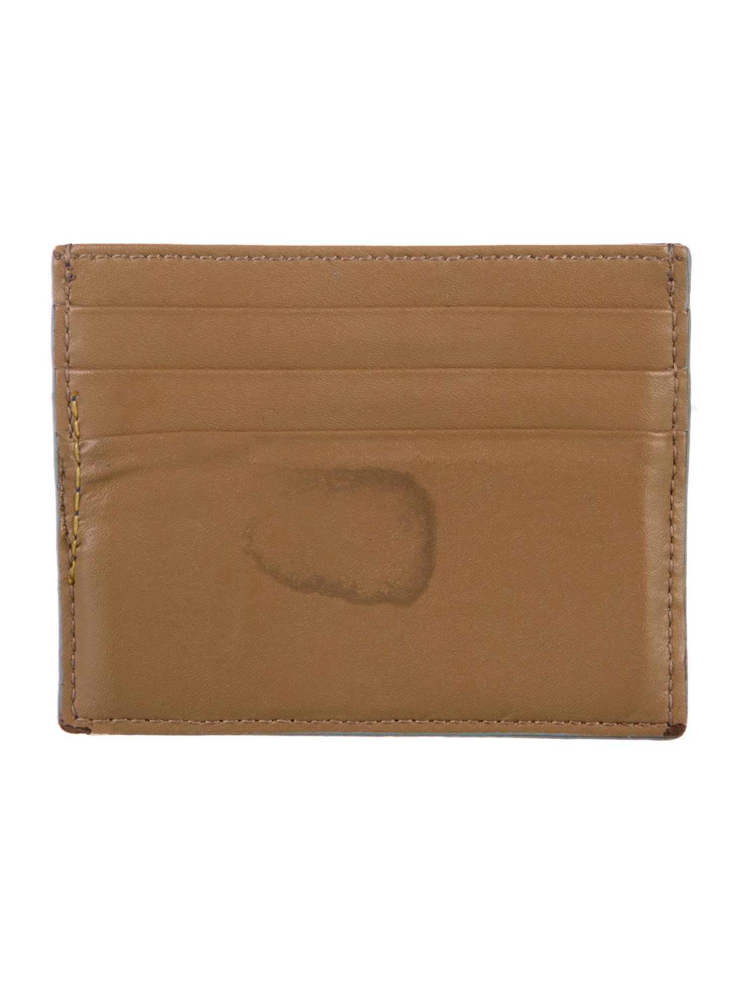 Fendi By The Way Card Holder Leather Wallet