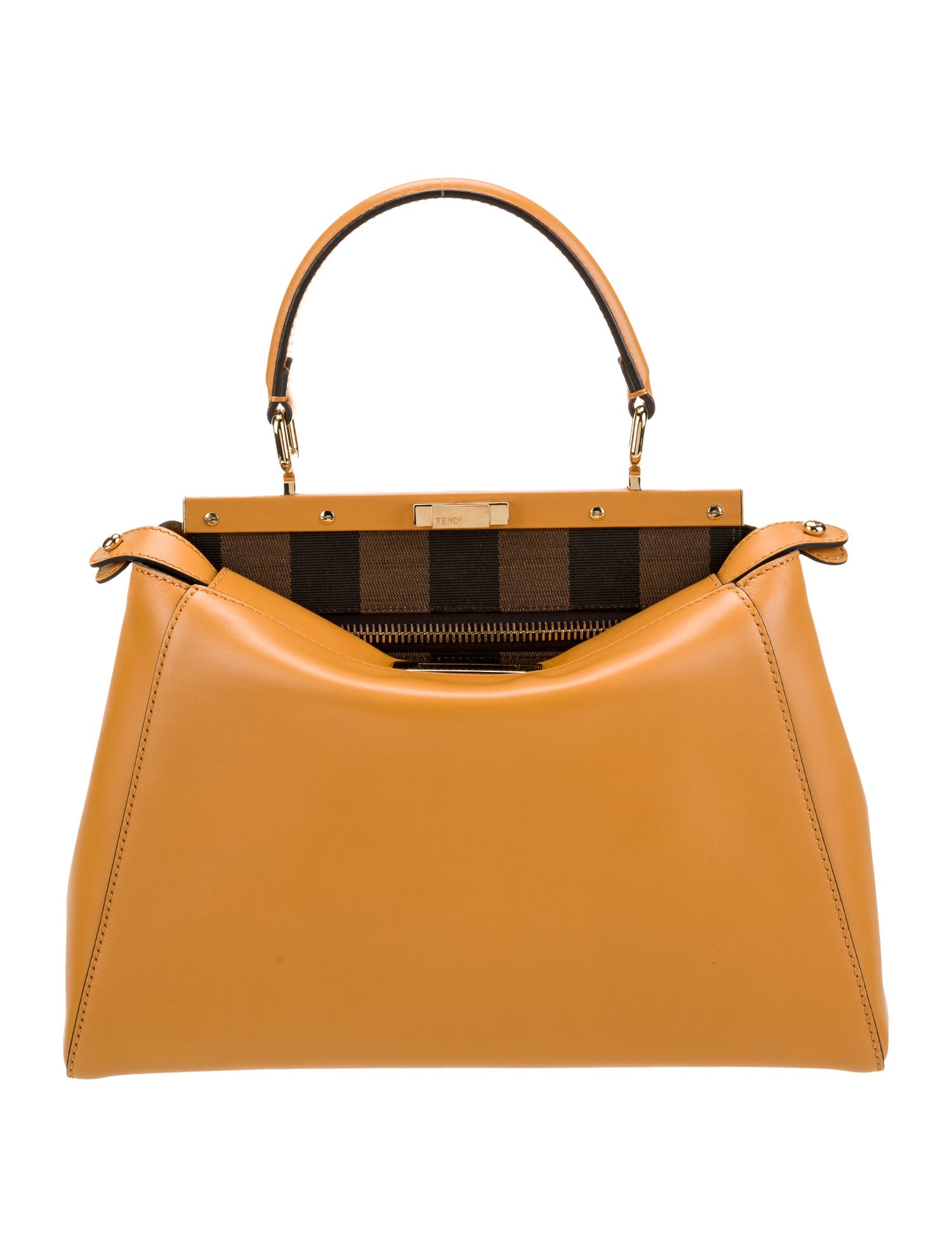 Fendi Leather Peekaboo Medium