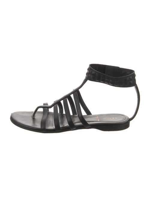 Fendi Leather Gladiator Sandals