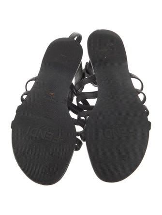 Fendi Leather Gladiator Sandals