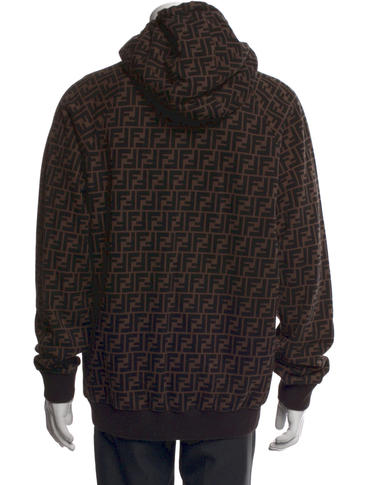 Fendi Zucca FF Logo Printed Hoodie