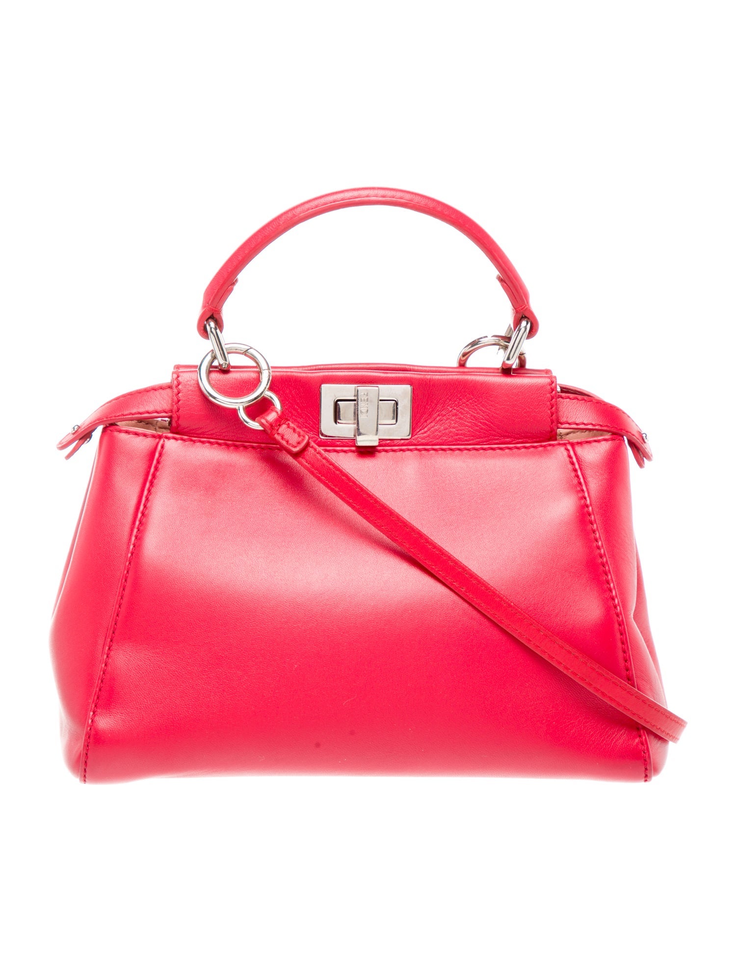 Fendi Leather Peekaboo Mini