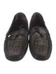 Fendi Zucca FF Logo Leather Drivers