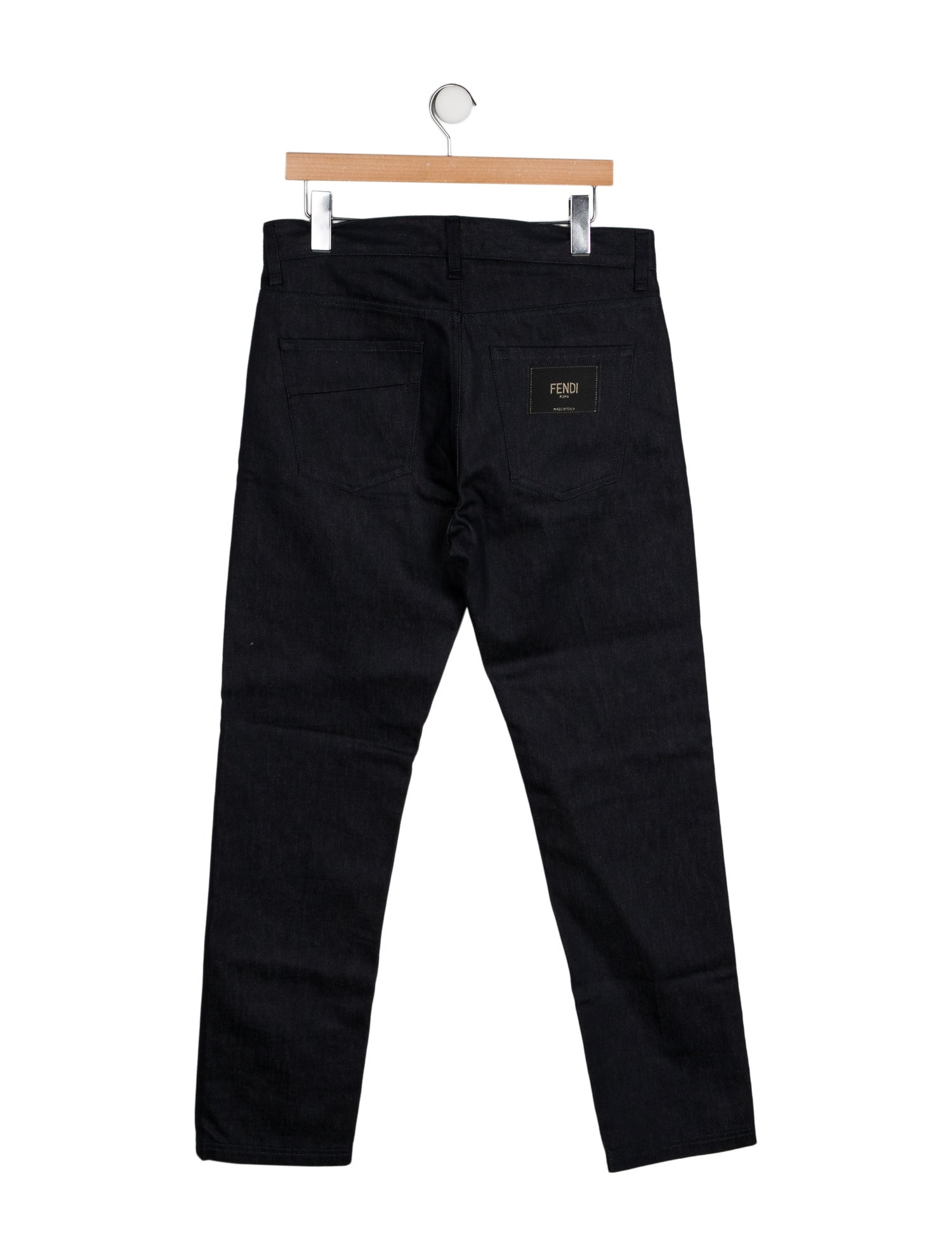Fendi High-Rise Straight Leg Jeans w/ Tags