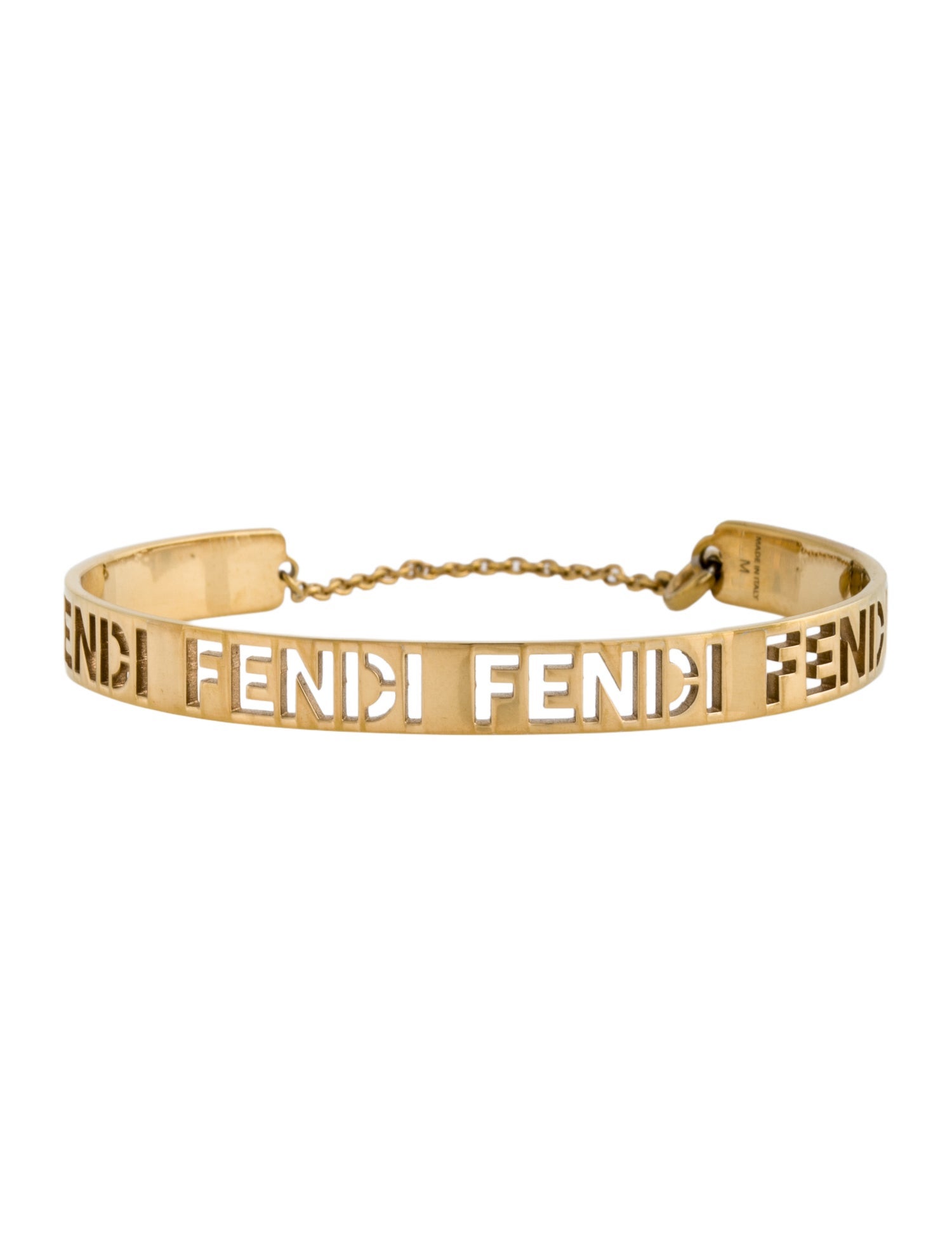 Fendi Logo Cutout Bracelet