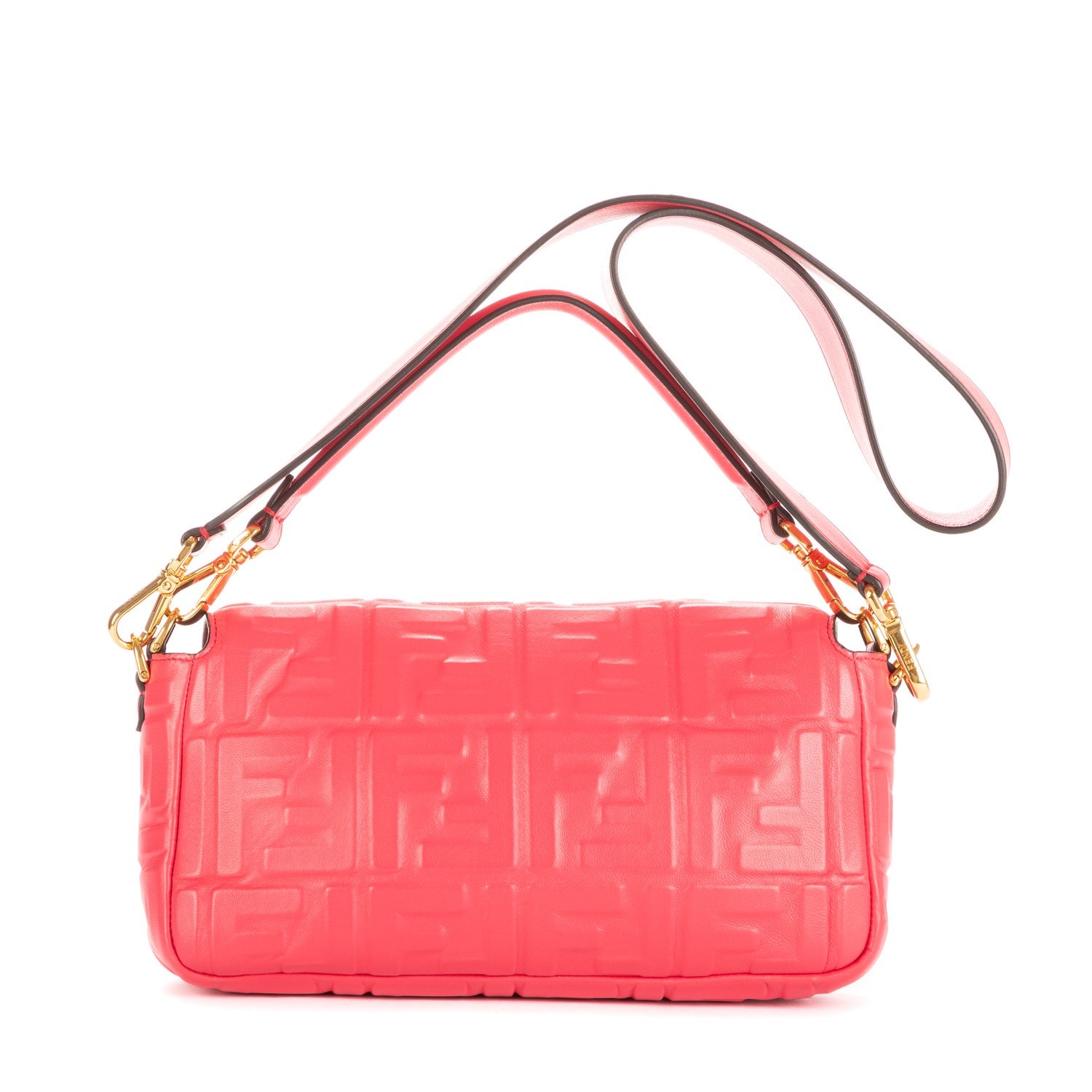 Fendi Embossed Zucca Baguette