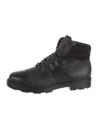 Fendi Leather Leather Trim Embellishment Sneakers