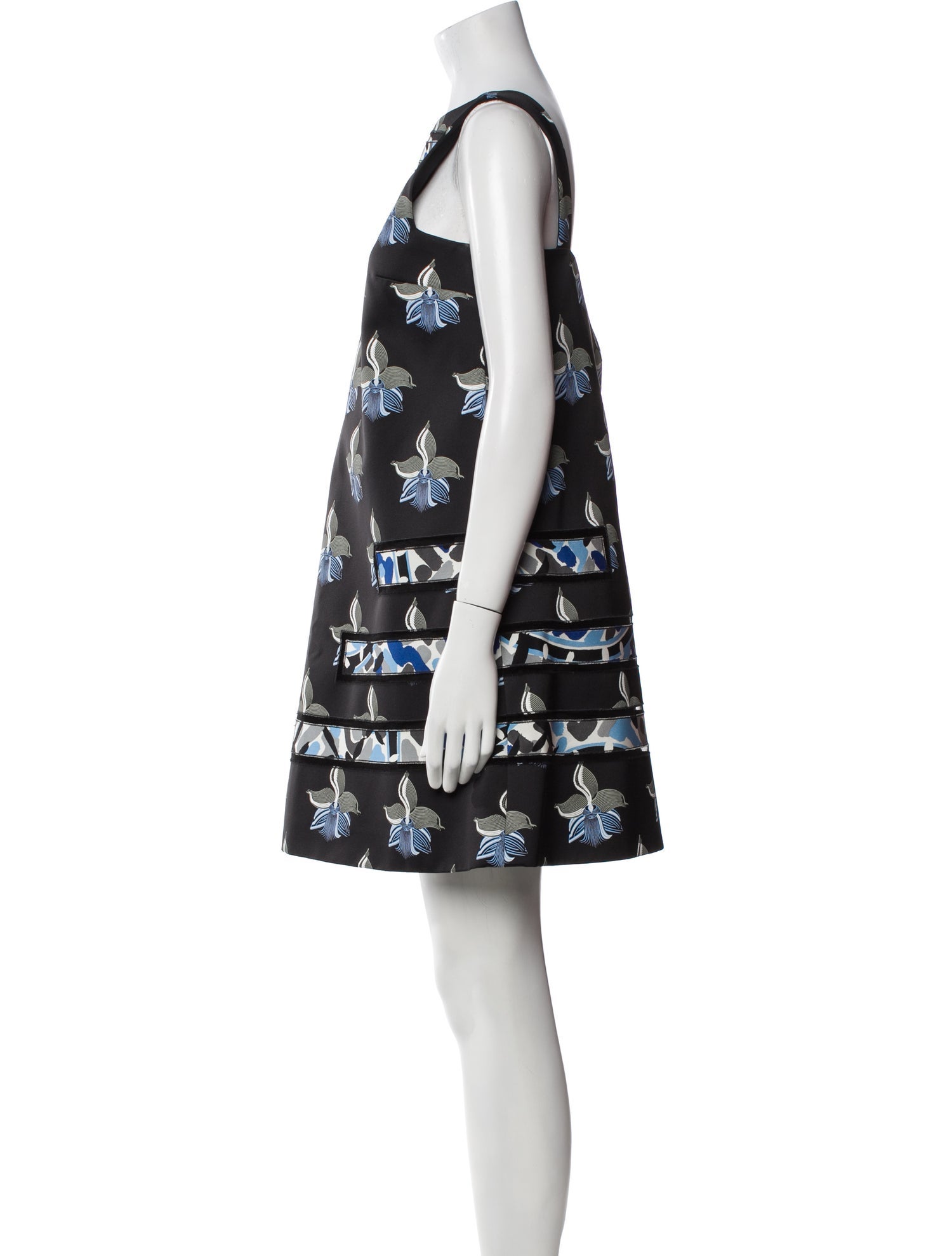 Fendi Floral Print Mini Dress