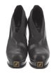 Fendi Zucca FF Logo Leather Pumps