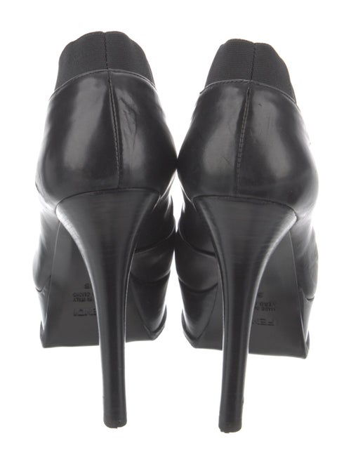Fendi Zucca FF Logo Leather Pumps