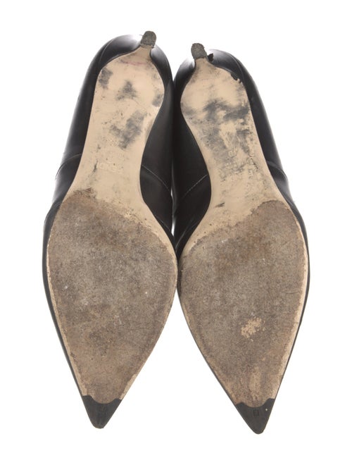 Fendi Leather Graphic Print Sock Boots