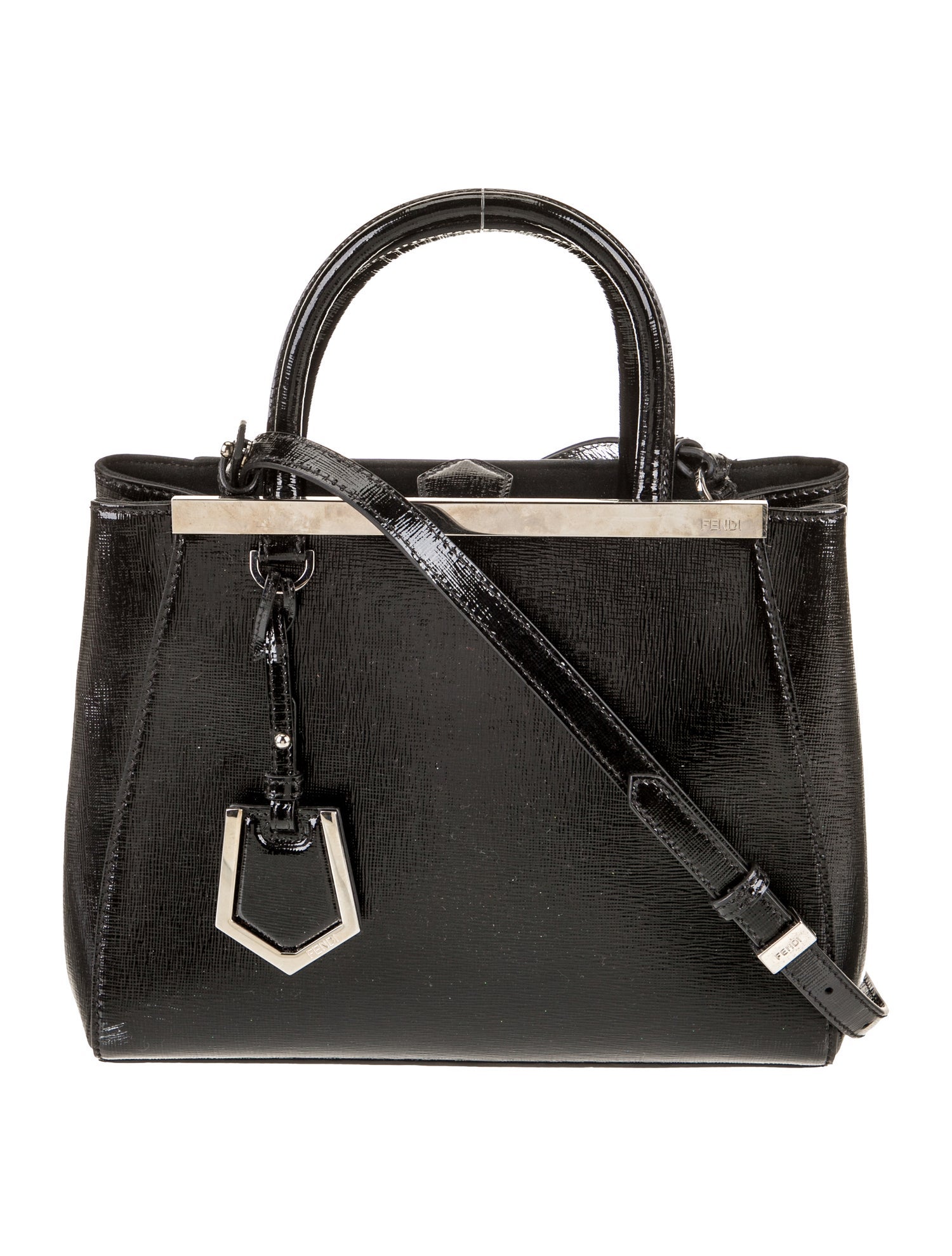 Fendi Patent Leather 2Jours Petit