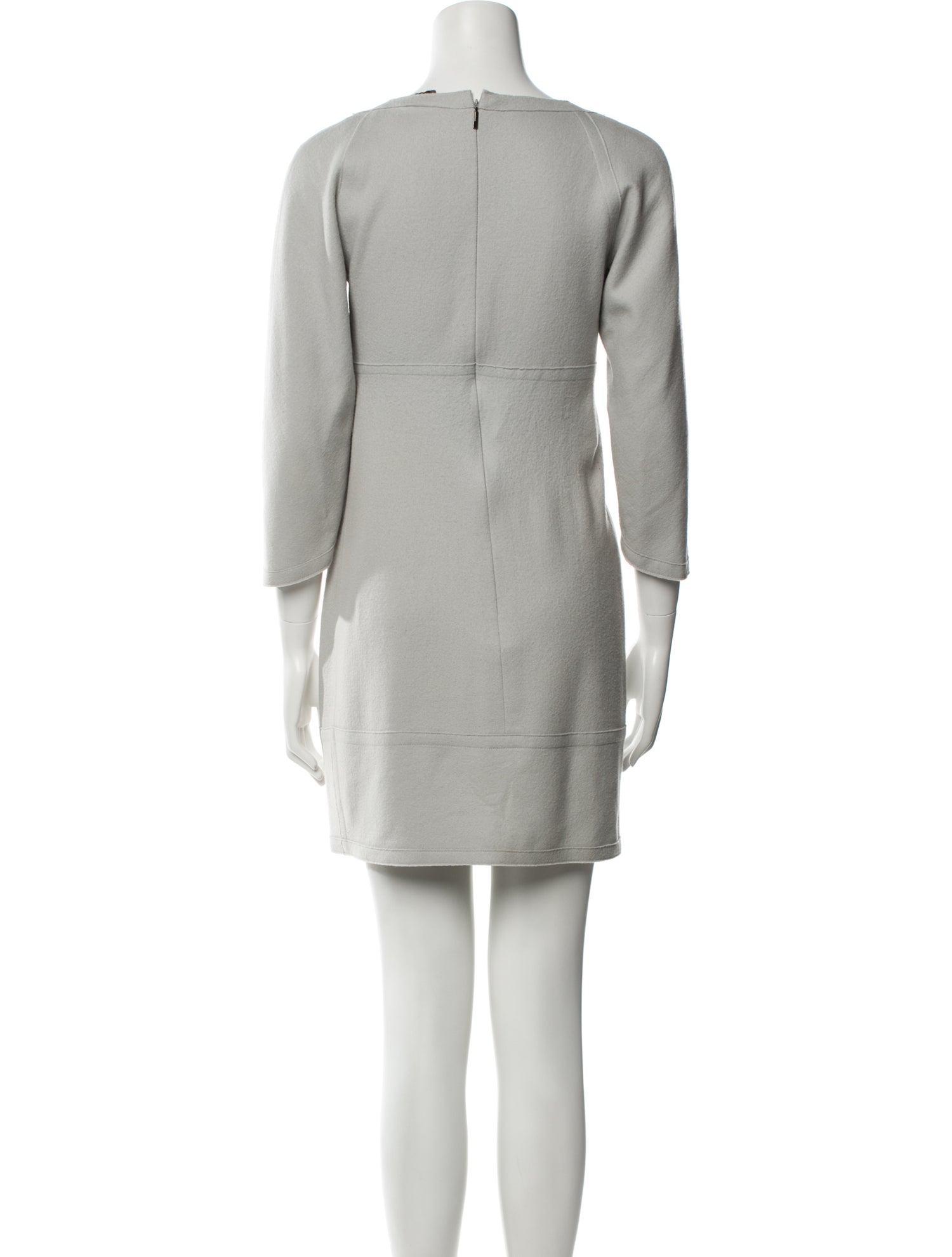 Fendi Virgin Wool Mini Dress