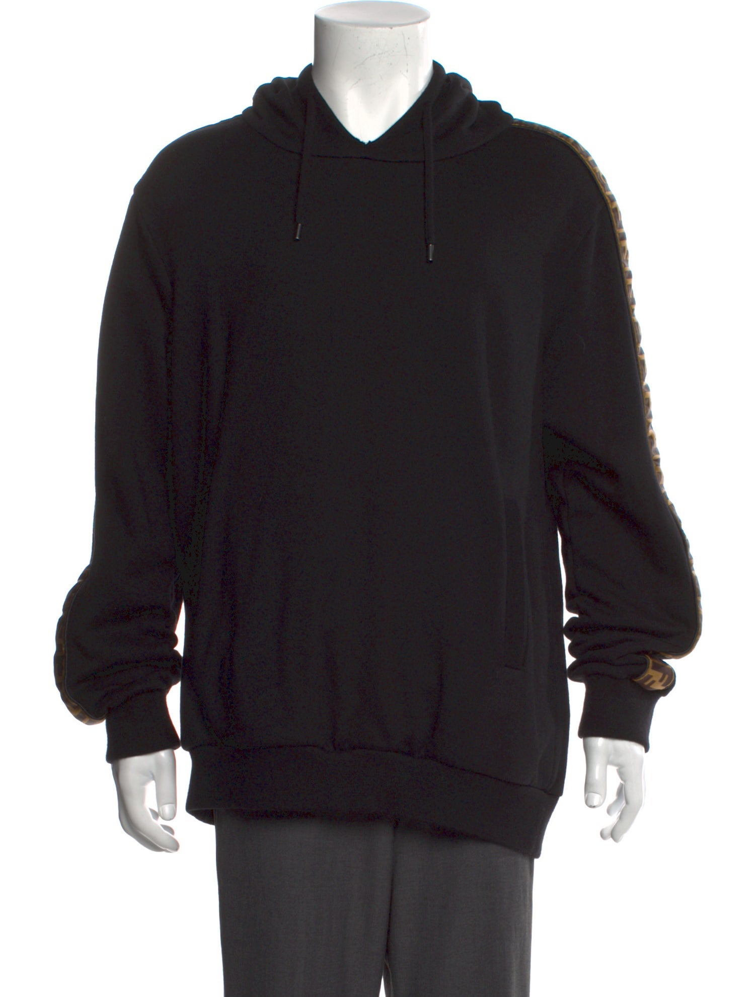 Fendi Zucca FF Logo Crew Neck Hoodie