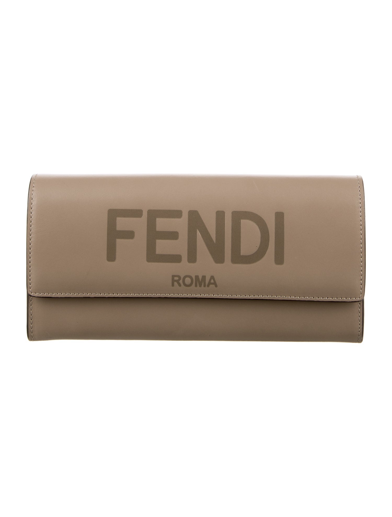 Fendi 2022 Leather Continental Wallet