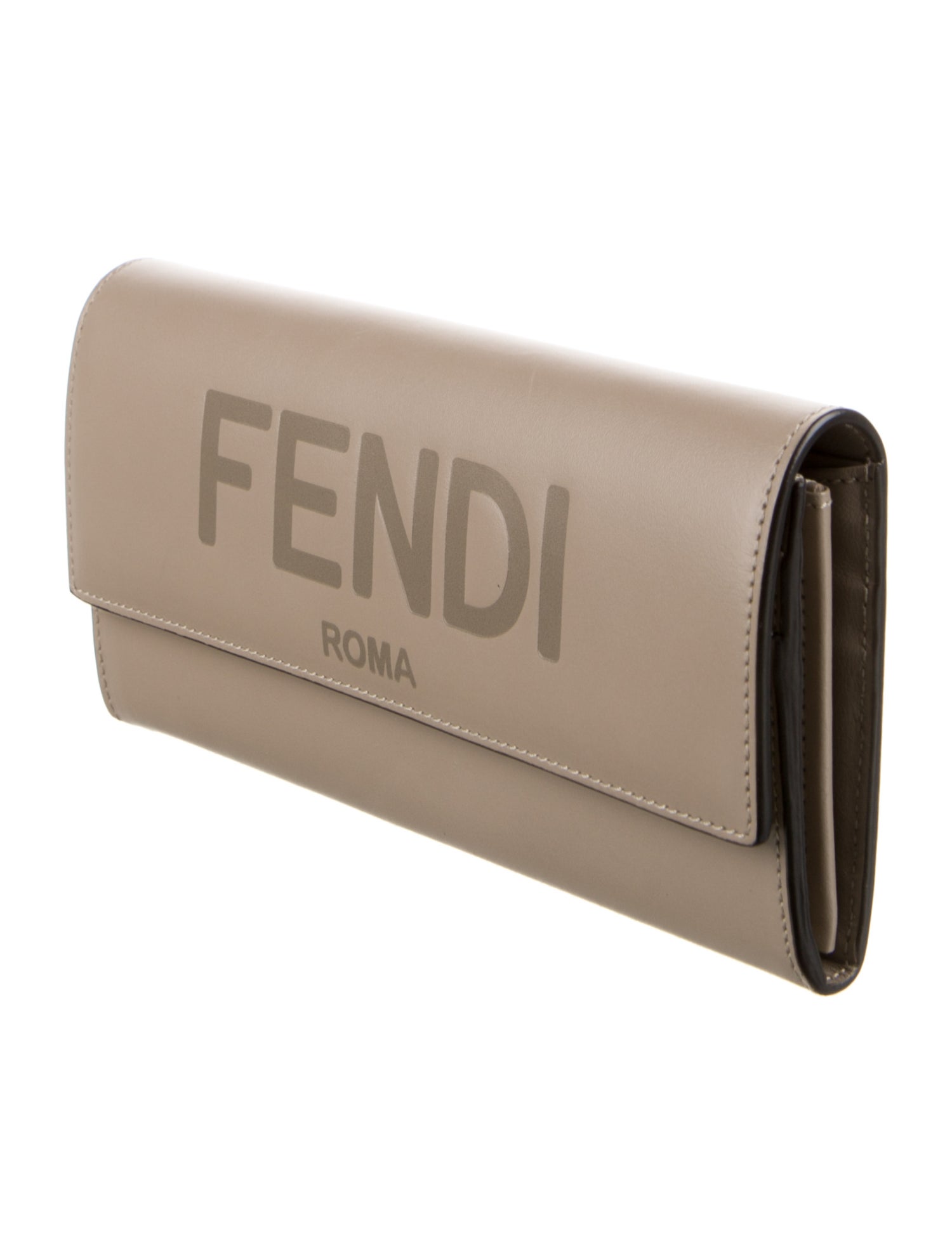 Fendi 2022 Leather Continental Wallet