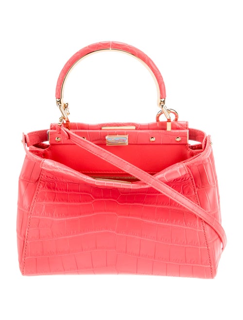 Fendi Crocodile Peekaboo Mini 2022