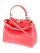 Fendi Crocodile Peekaboo Mini 2022