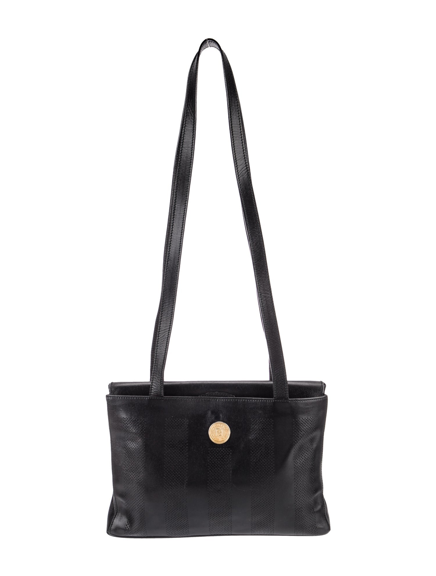 Fendi Leather Shoulder Bag Vintage