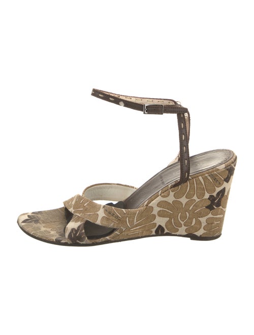 Fendi Canvas Floral Print Espadrilles
