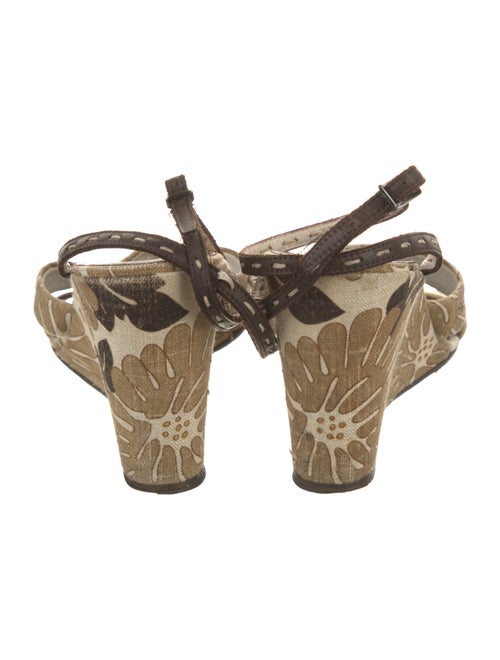 Fendi Canvas Floral Print Espadrilles