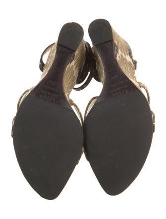 Fendi Canvas Floral Print Espadrilles