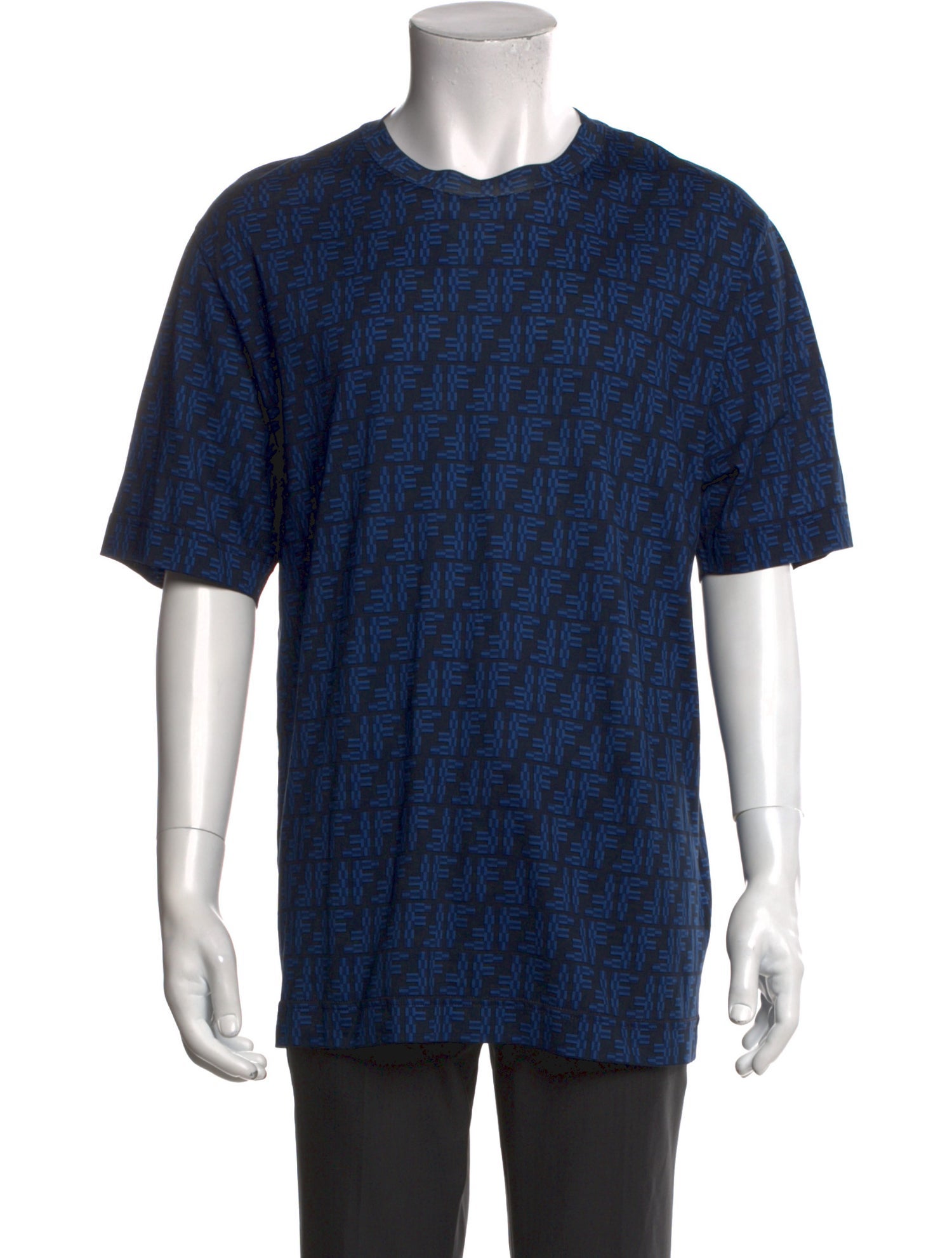 Fendi Printed Crew Neck T-Shirt